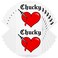 GenericTKFUON 30 PCS Bride of Chucky Heart Tattoo Tiffany Costume Bride of Chucky Heart Temporary Tattoos Stickers Look Real  Last Long Chucky Fake Temp Tattoos for Women Kids Halloween Cosplay Party