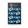 Rico Industries NFL Football Peel  Stick Temporary Tattoos  Eye Black  Game Day Approved