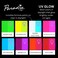 MehronParadise FX Neon UV Glow Face and Body Paint  Professional Water Activated Black Light Reactive Paint  Raves  Halloween FX  Refill 25 oz 7 g Dark Matter  Neon ClearBlue UV