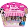 Townley Girl Barbie 12 Piece Plant Based Lip Gloss Girls Party Favors First Makeup Set for Girl Perfect for Parties Sleepovers and Birthday Gifts Ages 3