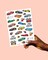 xo Fetti Race Car Party Supplies Temporary Tattoos  46 Foil Styles  Racecar Birthday Pit Crew Checkered Flags Vroom Wheels