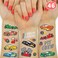 xo Fetti Race Car Party Supplies Temporary Tattoos  46 Foil Styles  Racecar Birthday Pit Crew Checkered Flags Vroom Wheels
