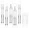 5 pack 5ml Transparent Twist Pen for Cuticle Oil Applicator Empty Nail Oil Pen with Brush Tip Eyelash Growth Liquid Tube Cosmetic Lip Gloss Container 5x