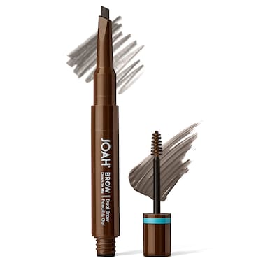 JOAH Brow Down To Me Dual Brow Pencil and Gel for Flawless Brows Black Brown