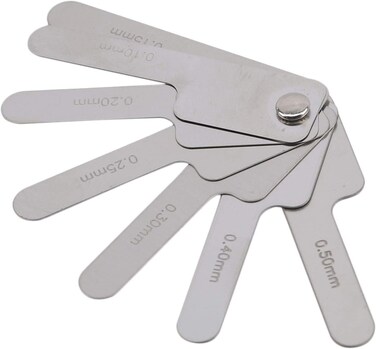 Dental Interproximal Reduction IPR Gauge Measure Tooth Gap Stainless Steel Reciprocating IPR System Orthodontic