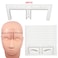 50pcsPack Eyebrow Ruler with Brow Shape Disposable Microblading Ruler Sticker Adhesive Brows Positioning Measure Tool