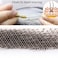 100 Human Hair False Brows for Men and Women ReUsable Lace Base Fake Eyebrows Black Color MMA3