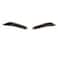 100 Human Hair False Brows for Men and Women ReUsable Lace Base Fake Eyebrows Black Color MMA3