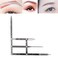 Golden Mean Calipers Stainless Steel Thrush Eyebrow Microblading Ruler Eyebrow Permanent Measure Symmetrical Tool Threepoint Positioning Balance Ruler for Makeup Ratio Measure Fibonacci Gauge Tool