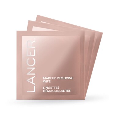 Lancer Skincare MakeupRemoving Wipes Gentle Individually Wrapped Wipes for Eye and Face Makeup Removal 30 Count