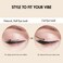 iENVY Half Lashes Edge Fit False Eyelashes Natural Dramatic Look Wispy Cat Eye Clear Band Fluffy Volume Soft Strip Short Half Fake Eyelashes Light Weight Comfort Everyday Easy to Wear FLUTTERY FIT