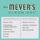 MRS MEYERS CLEAN DAY Hand Soap Refill Made with Essential Oils Biodegradable Formula Basil 33 fl oz