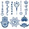 Semi Permanent Temporary Tattoos Sticker 6Sheet 2 Weeks Long Last Lotus Flower Tattoos 100 PlantBased Ink Infinity Waterproof Tattoo Stickers