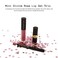Mini Divine Rose Lip Trios Gift Set MatteTrance Lipstick LUST Lip Gloss PermaGel Ultra Lip Pencil  Long Lasting Rosy Glossy Lip Makeup 005 oz