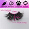 5 Pairs 3D Mink Lashes Natural Fluffy False Eyelashes 25mm Long Strip Lashes Handmade CrueltyFree Fake Eyelashes for Makeup K02