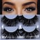 5 Pairs 3D Mink Lashes Natural Fluffy False Eyelashes 25mm Long Strip Lashes Handmade CrueltyFree Fake Eyelashes for Makeup K02