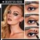 5PCS Black Liquid Eyeliner Stamps SetDoubleside Winged Eyeliner Stencil PenWaterproof Long Lasting Eye Liners Stamp Eyeliner Pencil Tattoo Makeup Tools with HeartFlowerStarButterflyCone Shapes