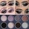 AfflanoNatural Neutral Smokey Eyeshadow Makeup Palette Pigmented and Blending Earth Pallet Eye Shadow 12 Colors From Beige Apricot to Soot and Brown Black Tone for Enigmatic Eye Makeup