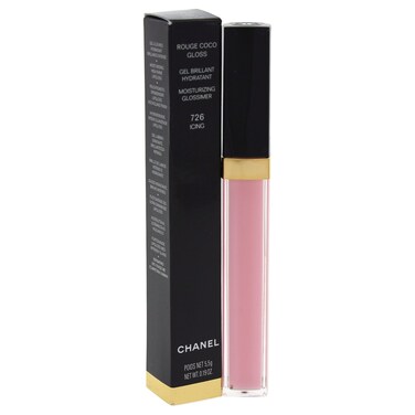 Chanel Rouge Coco Gloss Moisturizing Glossimer Lip Gloss 726 Icing 019 Ounce