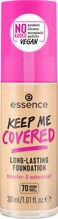 essence  Keep Me Covered LongLasting Foundation 70  Warm Shell  Medium to Full Buildable Coverage  Vegan  Cruelty Free
