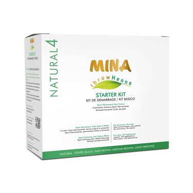 MINA Eyebrow Henna starter kit Packs Natural Pack