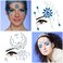 Face Gems8 Sets Face Jewels Stick on Eyes Body Rave outfits Euphoria Fairy Makeup Face Rhinestones Jewelry Festivals Costumes and Parties Accessories