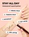AMTSx True Beauty Edition Waterproof Liquid Brown Eyeliner  Kiss Your Eyes KBeauty  Micro Thin Tip AllDay Wear Sweatproof Easy Glide Fast Drying Long Lasting Agyo eyeliner