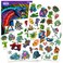 Assorted Tattoos for Kids Boys  50 Temporary Tattoos Featuring Shark Bug Dinosaur Dragon Sports Pirate Robot Alien Animal Designs Kids Body Stickers Pack