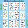 Cerlaza145 Styles Glow Temporary Tattoos for Kids Girls Boys Luminous Underwater Birthday Party Decorations Under Sea Ocean Beach Pool Party Supplies Favors Sea Animals Tattoo Stickers