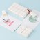 Allwon 10Pcs White Empty Lipstick Tubes DIY Lip Balm Container Square Tube