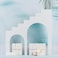 Allwon 10Pcs White Empty Lipstick Tubes DIY Lip Balm Container Square Tube
