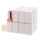 Allwon 10Pcs White Empty Lipstick Tubes DIY Lip Balm Container Square Tube