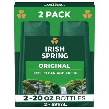 Irish SpringOriginal Clean Body Wash 20 Oz 2 Pack