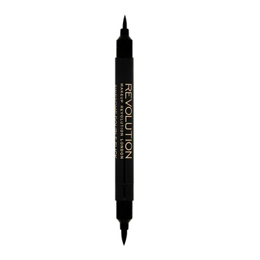 Revolution Thick  Thin Dual Liquid Eyeliner Dual Ended Eyeliner Pen Highly Pigmented  Last All Day Long CrueltyFree 5g