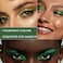 15 Color Green Eyeshadow PaletteHighly Pigmented Green Eyeshadow Matte Shimmer Makeup PalleteLong Wear Waterproof Eye Shadow Pallete Glitter Eyeshadow Pallets for Women