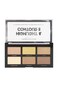 Profusion CosmeticsRich Ingredients Long Lasting and Bendability Lightweight Mini Artistry Highlight  Contour II Palette  Medium Dark