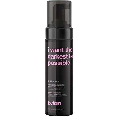 BTANUltra Dark Self Tanner  I Want The Darkest Tan Possible  Fast 1 Hour Sunless Tanner Mousse No Fake Tan Smell No Added Nasties Vegan Cruelty Free 67 Fl Oz