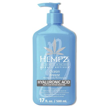 Hempz Body Lotion  Ocean Breeze Limited Edition Daily Moisturizing Cream Shea Butter Aloe Body Moisturizer  Skin Care Products Hemp Seed Oil  17 Fl Oz