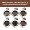 Eyebrow Stamp Stencil Kit Brow Stamp 24 Pieces Eyebrow Stencils Thick and Thin with 2 Dual Ended Brush and Sponge Applicators Perfect Natural Brow Waterproof Blonde