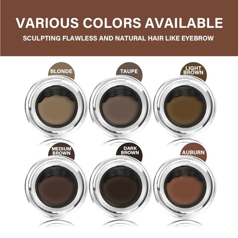 Eyebrow Stamp Stencil Kit Brow Stamp 24 Pieces Eyebrow Stencils Thick and Thin with 2 Dual Ended Brush and Sponge Applicators Perfect Natural Brow Waterproof Blonde