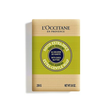 LOCCITANE Shea Butter ExtraGentle Solid Soap Citrusy Shea Verbena Relaxing Shea Lavender Vegetable Based Artisanal Hand  Body Soap Gently Cleanse Vegan