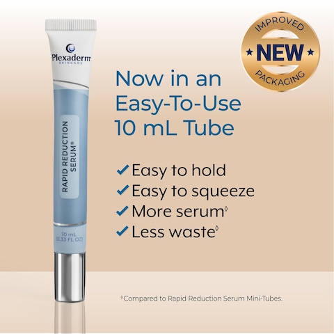 Plexaderm Rapid Reduction Eye Serum  Advanced Formula Anti Aging Visibly Reduces UnderEye Bags Wrinkles Dark Circles Fine Lines  Crows Feet Instantly Instant Wrinkle Remover for Face