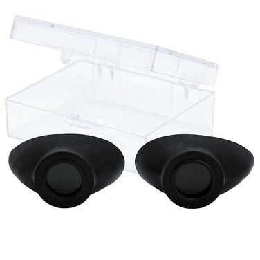 Super Sunnies Slim Flex UV Eye Protection FDA Compliant Individual Tanning Goggles Eyeshields Black