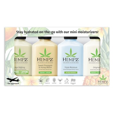 Hempz Everyday Favorities 4Piece Mini Lotion Gift Set 225 oz