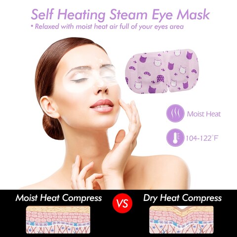 Jekeno Steam Eye Mask 16 Packs Eye Masks for Dry Eyes 4060 Minutes Self Moist Heated Warm Compress Eye Mask Disposable for Sleep Spa Relaxing Trip Gifts Travel Essentials for Women Men