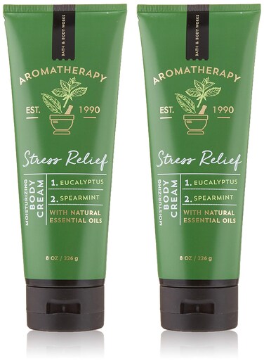 Bath  Body Works Aromatherapy Stress Relief Eucalyptus Spearmint Body Cream 80 oz 226g 2 Pack
