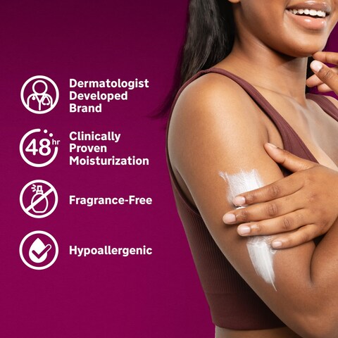 LubridermAdvanced Therapy Fragrance Free Moisturizing Hand  Body Lotion  ProCeramide with Vitamins E  ProVitamin B5 Intense Hydration for Itchy Extra Dry Skin NonGreasy 6 fl oz