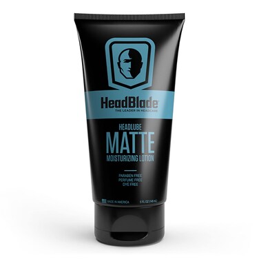 HeadBlade HeadLube Matte Moisturizer Lotion for Men 5 oz  Leaves Head Smooth and GreaseFree free Head Shaving Experience  Stay Refreshed and Hydrated with this Specially Designed Head Moisturize