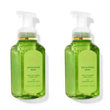 Bath and Body Works Eucalyptus Mint Gentle Foaming Hand Soap 875 Ounce 2Pack