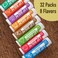 32 Pack Lip Balm Natural Lip Balm Bulk with Vitamin E and Coconut Oil Moisturizing Lip Balm for Dry Cracked Lips Lip Balm for Stocking Stuffers  8 Flavors
